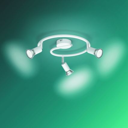 Philips - Kohdevalo 3xGU10/50W/230V valkoinen