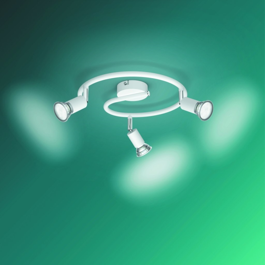 Philips - Kohdevalo 3xGU10/50W/230V valkoinen