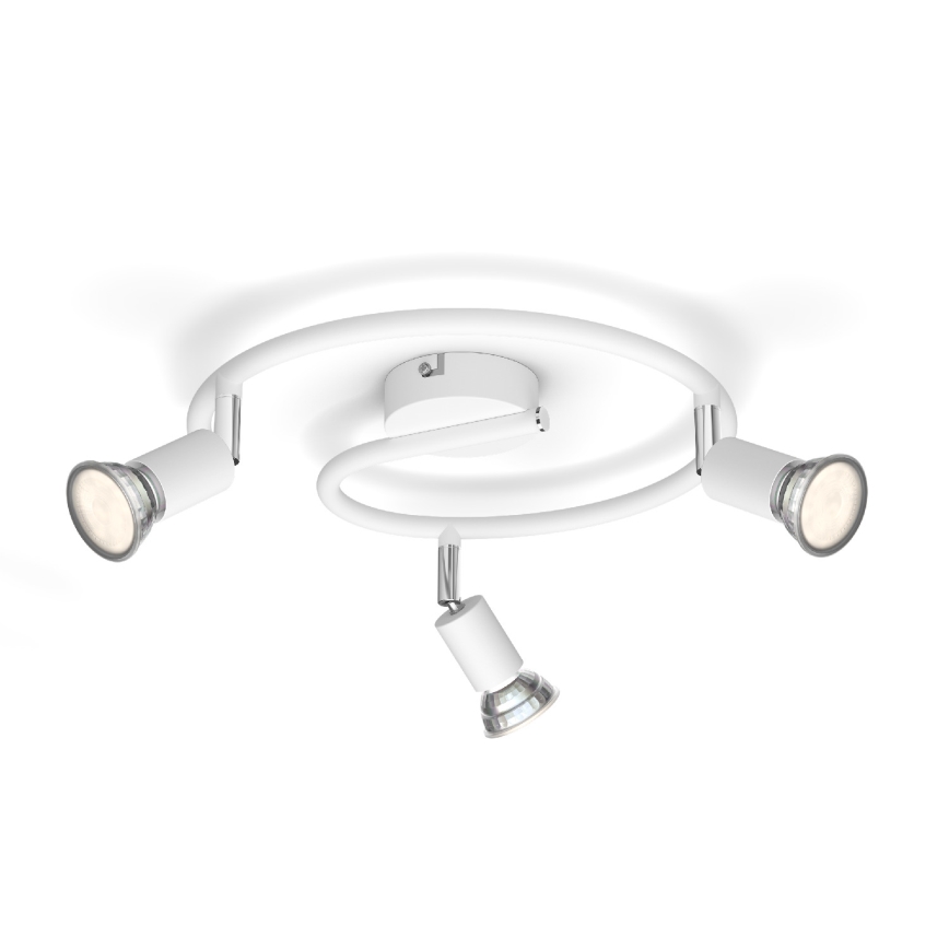 Philips - Kohdevalo 3xGU10/50W/230V valkoinen