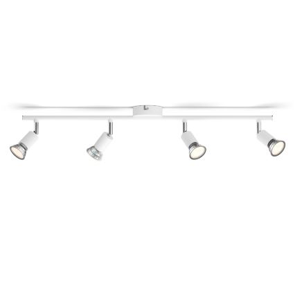 Philips - Kohdevalo 4xGU10/50W/230V valkoinen
