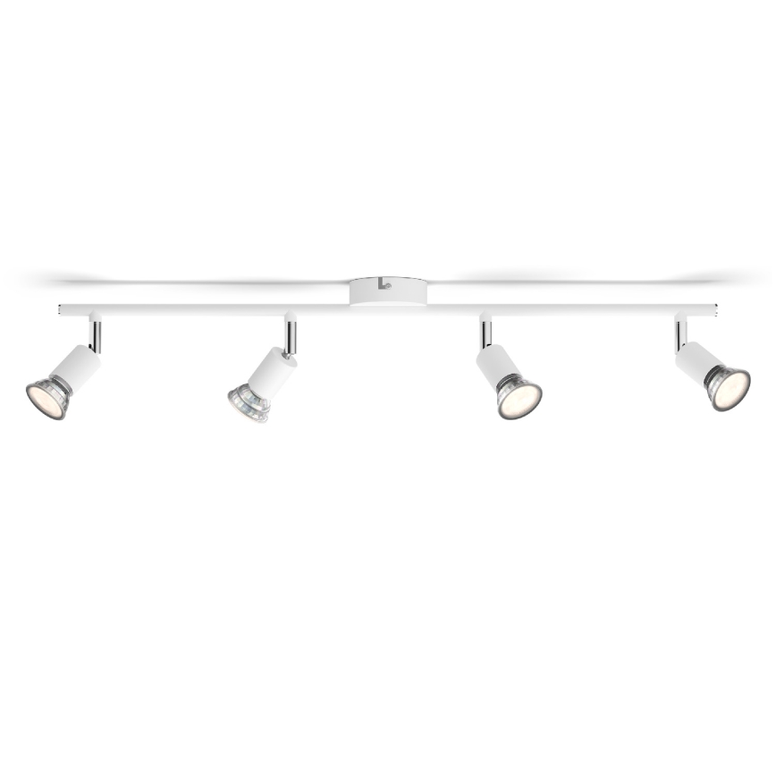 Philips - Kohdevalo 4xGU10/50W/230V valkoinen