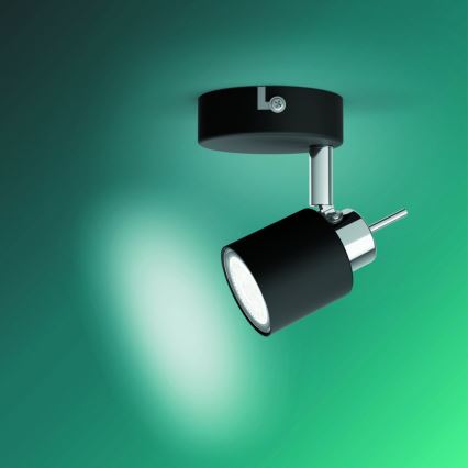 Philips - Kohdevalo 1xGU10/35W/230V musta