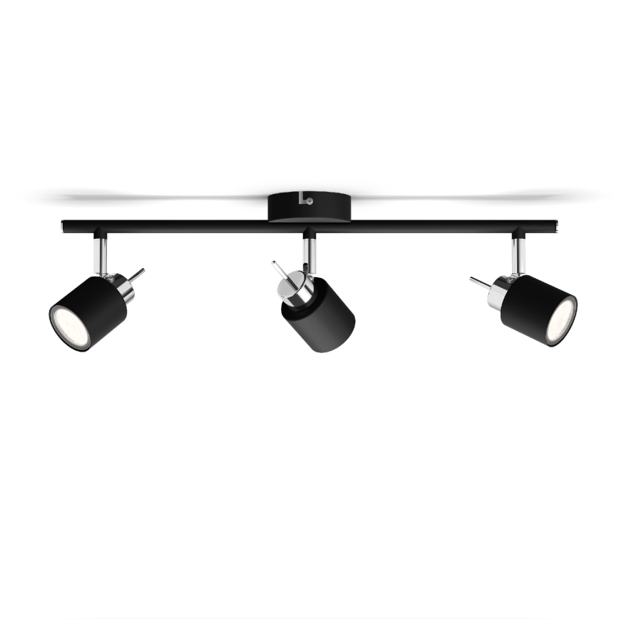 Philips - Kohdevalo 3xGU10/35W/230V musta