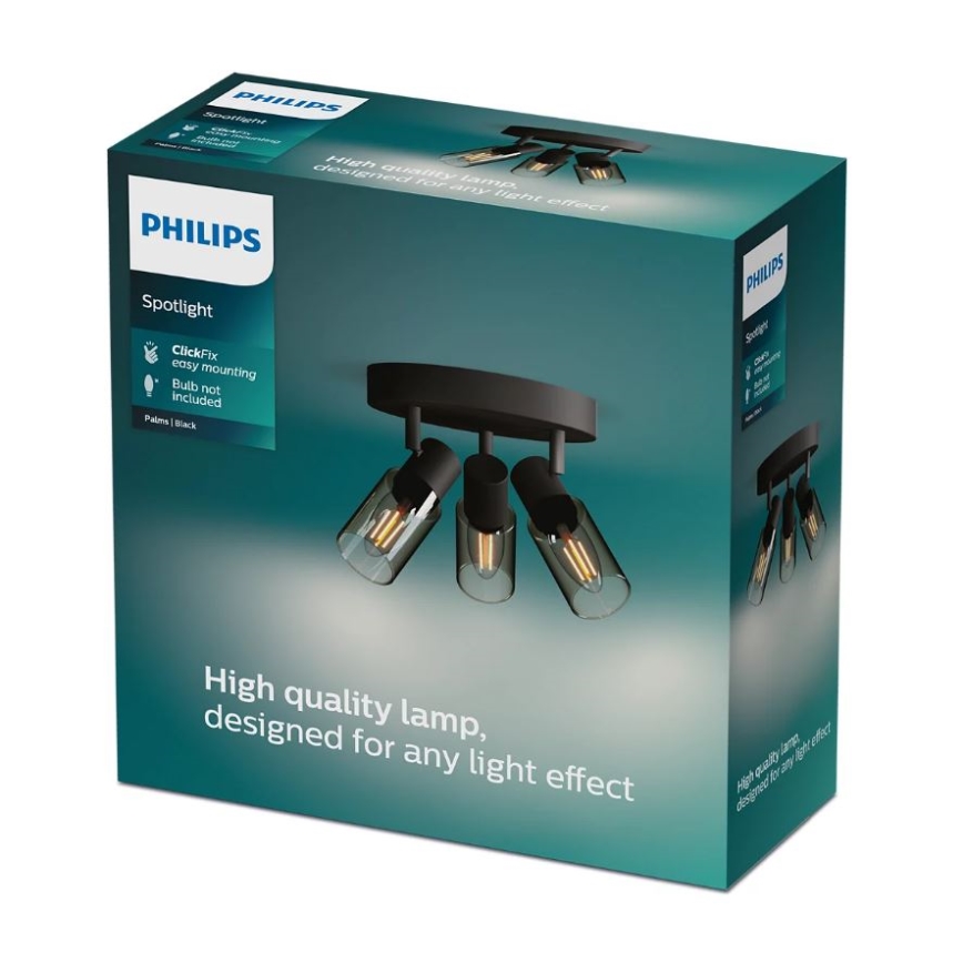 Philips - Kohdevalo PALMS 3xE14/25W/230V