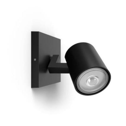 Philips - Kohdevalo RUNNER 1xGU10/20W/230V musta
