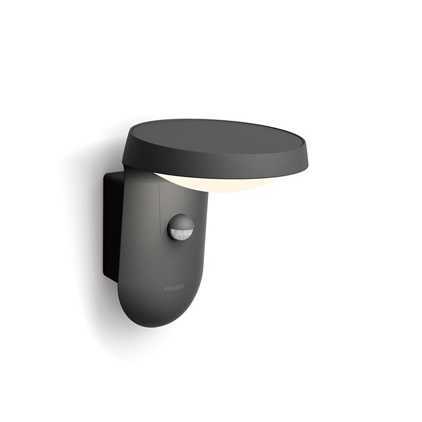 Philips - LED aurinkokenno seinävalaisin anturilla LED/1.2W/4V 3000K IP44