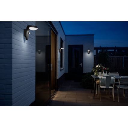 Philips - LED aurinkokenno seinävalaisin anturilla LED/1.2W/4V 4000K IP44