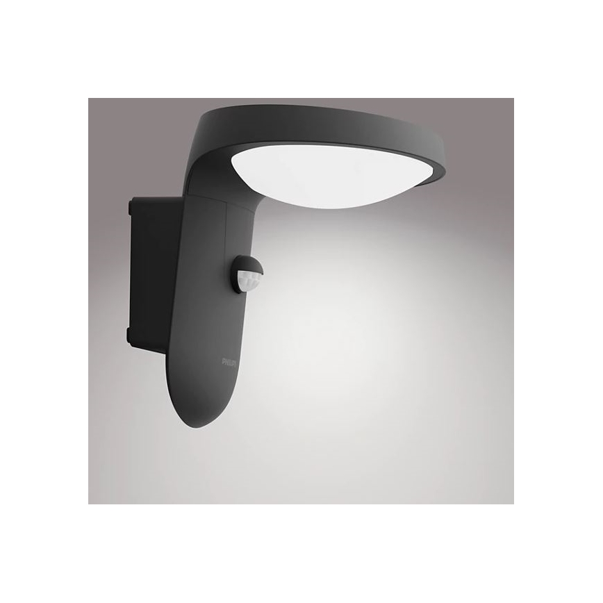 Philips - LED aurinkokenno seinävalaisin anturilla LED/1.2W/4V 4000K IP44