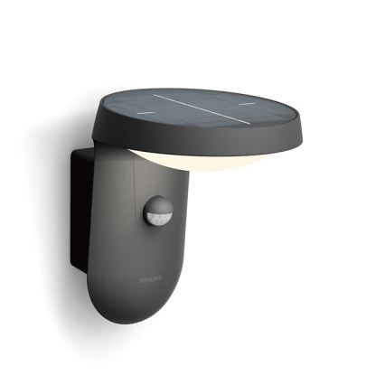 Philips - LED aurinkokenno seinävalaisin anturilla LED/1.2W/4V 4000K IP44