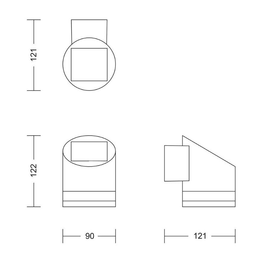 Philips - LED-aurinkokenno seinävalaisin FYCE LED/1,5W/3,7V IP44