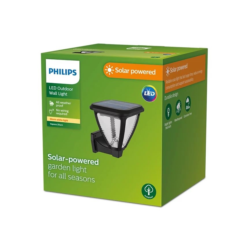 Philips - LED-aurinkokenno seinävalaisin VAPORA LED/1,5W/3,7V IP44
