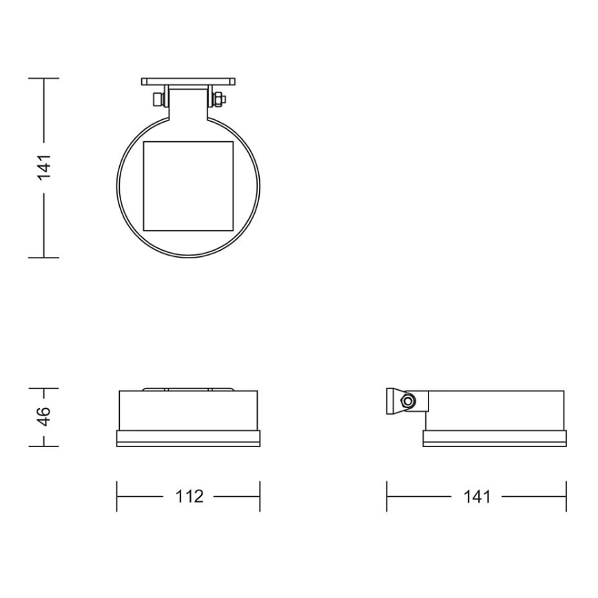 Philips - LED-aurinkokenno seinävalaisin VYNCE LED/1,5W/3,7V IP44