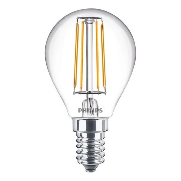 Philips LED-filament-lamppu E14/4,3W/230V 4000K