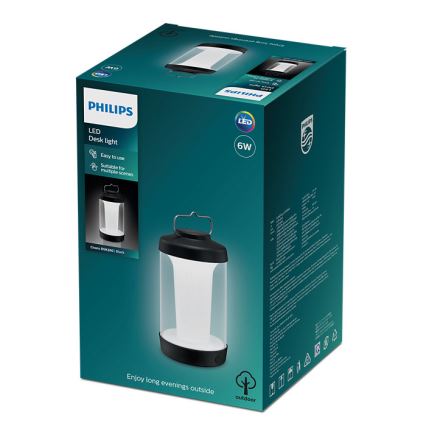 Philips - LED Himmennettävä kannettava lamppu CICERO LED/6W/5V IP54