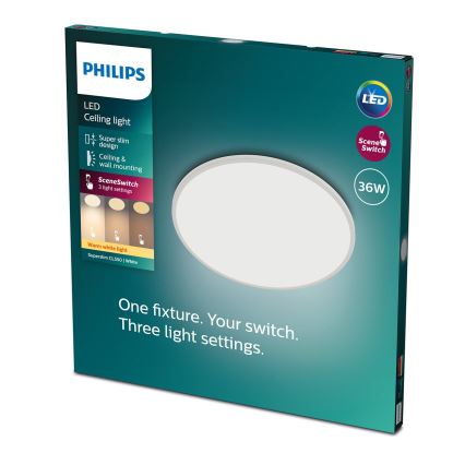 Philips - Himmennettävä LED-kattovalaisin KUVAKYTKIN LED / 36W / 230V