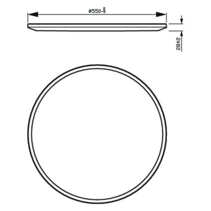 Philips - Himmennettävä LED-kattovalaisin SCENE SWITCH LED / 36W / 230V