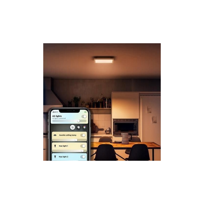 Philips - LED Himmennettävä kattovalo Hue LED/19W/230V 2200-6500K + kauko-ohjain