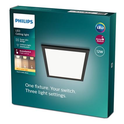 Philips - LED Himmennettävä kattovalo SCENE SWITCH LED/12W/230V 2700K