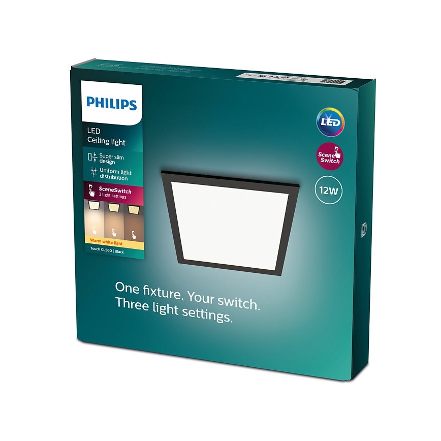 Philips - LED Himmennettävä kattovalo SCENE SWITCH LED/12W/230V 2700K