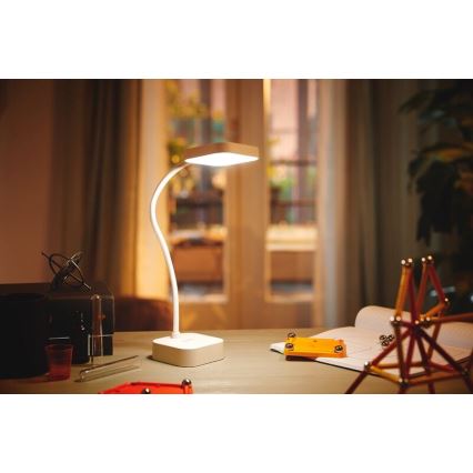 Philips - LED Himmennettävä kosketuspöytävalaisin ROCK LED/5W/5V 1800mAh