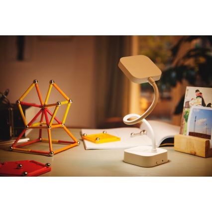 Philips - LED Himmennettävä kosketuspöytävalaisin ROCK LED/5W/5V 1800mAh