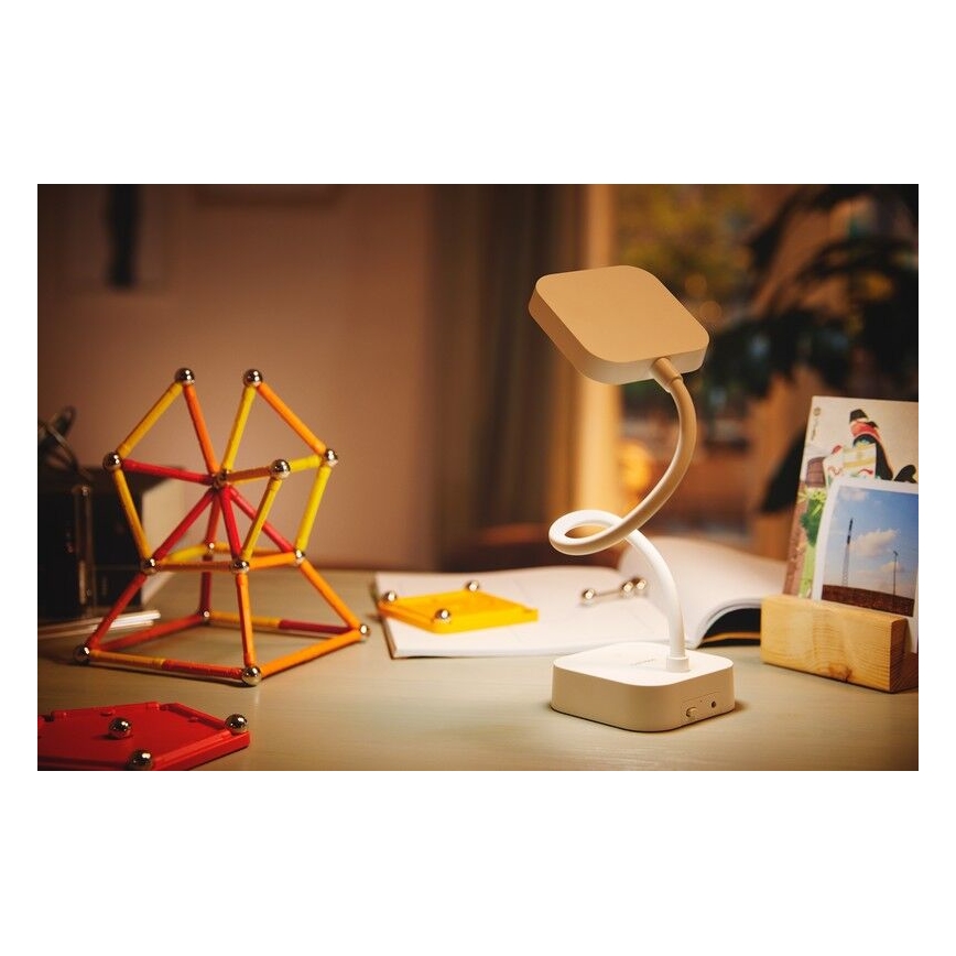 Philips - LED Himmennettävä kosketuspöytävalaisin ROCK LED/5W/5V 1800mAh