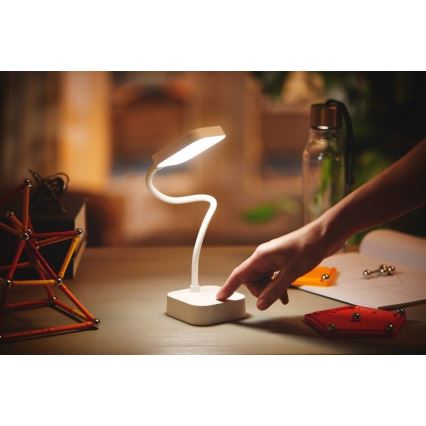 Philips - LED Himmennettävä kosketuspöytävalaisin ROCK LED/5W/5V 1800mAh
