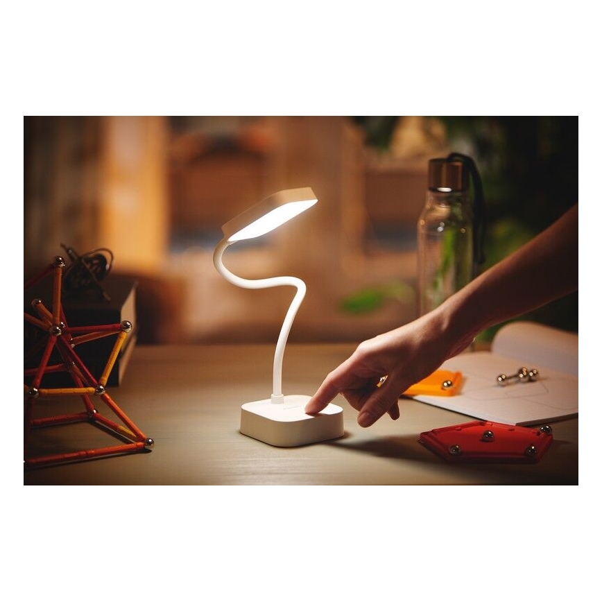 Philips - LED Himmennettävä kosketuspöytävalaisin ROCK LED/5W/5V 1800mAh
