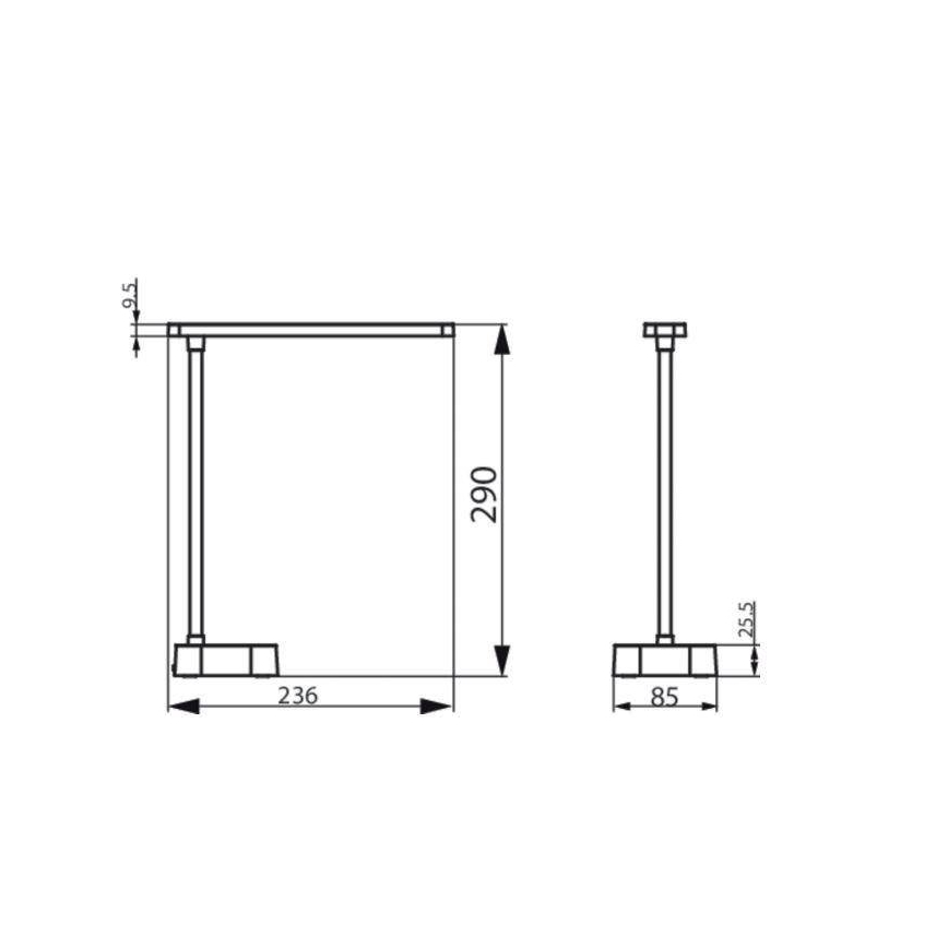 Philips - LED Himmennettävä kosketuspöytävalaisin TILPA LED/5W/5V