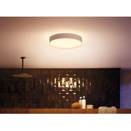 Philips - LED Himmennettävä kylpyhuone valo Hue DEVERE LED/19,2W/230V IP44 d. 381 mm 2200-6500K + kaukosäädin