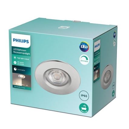 Philips - LED Himmennettävä kylpyhuoneen upotettava valo DIVE 1xLED/5W/230V IP65