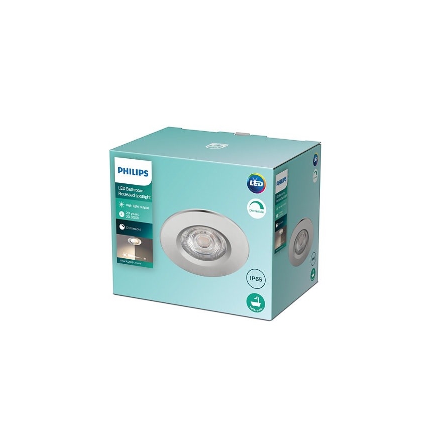 Philips - LED Himmennettävä kylpyhuoneen upotettava valo DIVE 1xLED/5W/230V IP65