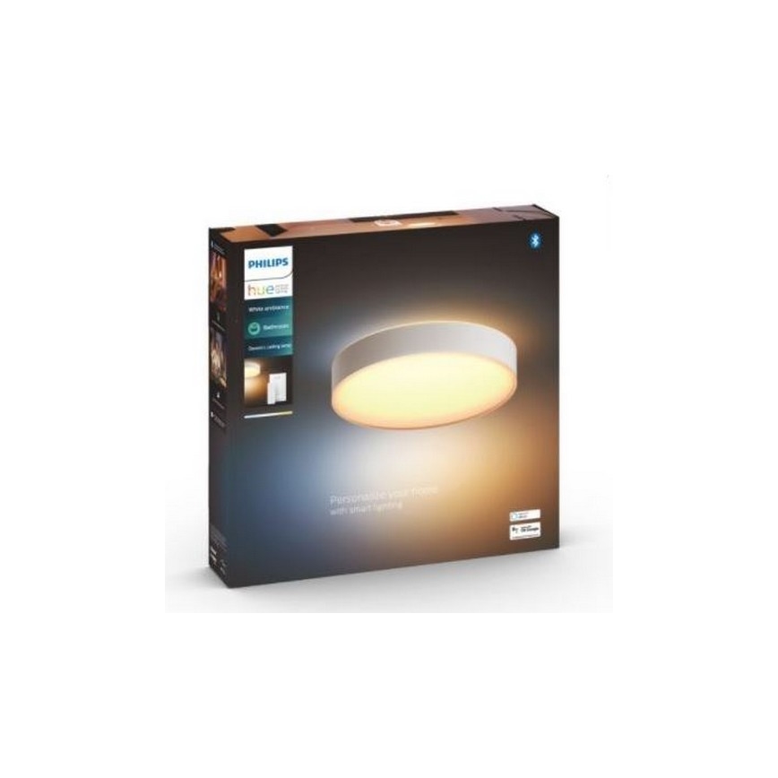 Philips - LED Himmennettävä kylpyhuoneen valo Hue DEVERE LED/33,5W/230V IP44 d. 425 mm 2200-6500K + kaukosäädin