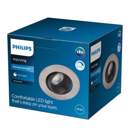 Philips - LED Himmennettävä kylpyhuonevalo ABROSA 1xLED/9W/230V IP44