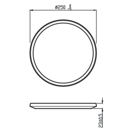 Philips - LED-himmennettävä kylpyhuonevalo SCENE SWITCH LED / 15W / 230V IP44
