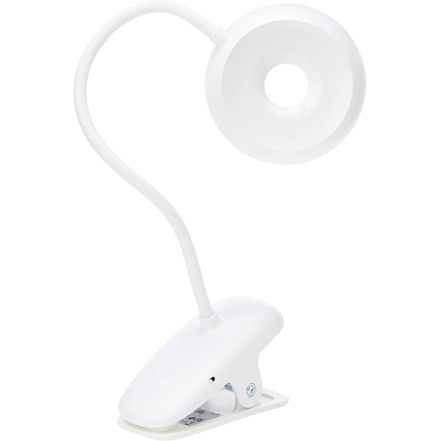 Philips - LED Himmennettävä lamppu pidikkeellä DONUTCLIP LED/3W/5V CRI 90 valkoinen