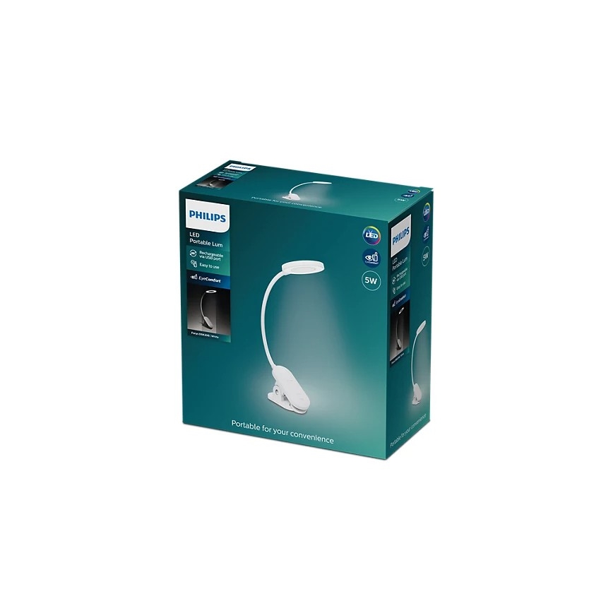 Philips - LED-himmennettävä lamppu pidikkeellä LED/5W/5V CRI 90
