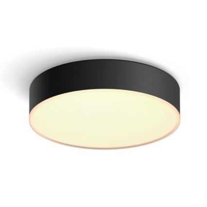 Philips - Himmennettävä LED-kattovalaisin Hue LED/9,6W/230V 2200-6500K halkaisija 261 mm musta + kauko-ohjaus