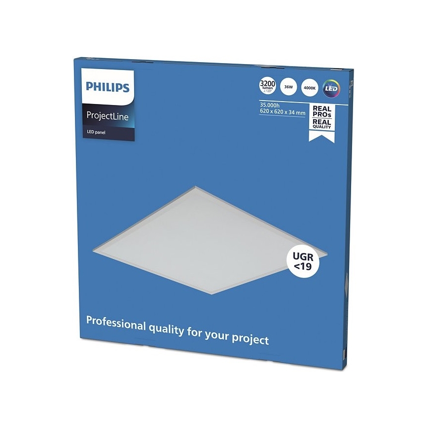 Philips - LED-kattopaneeli PROJECTLINE LED/36W/230V 62x62 cm