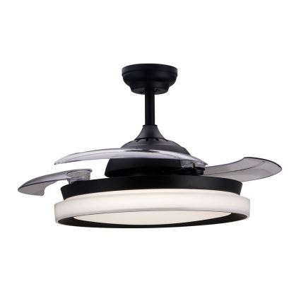 Philips - LED-kattotuuletin LED/35W/230V 5500/4000/2700K musta + kaukosäädin