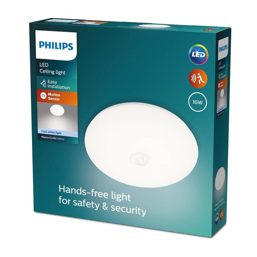 Philips - LED-kattovalaisin anturilla LED/16W/230V 4000K