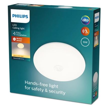 Philips - LED-kattovalaisin anturilla LED/16W/230V 2700K