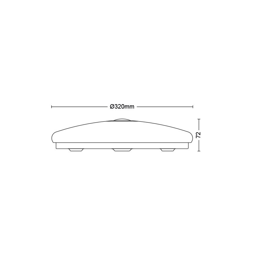 Philips - LED-kattovalaisin anturilla LED/16W/230V 2700K