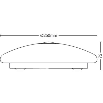 Philips - LED-kattovalaisin anturilla MAUVE LED/6W/230V 4000K