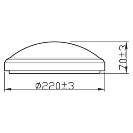 Philips - LED-kattovalaisin BALANCE LED / 6W / 230V IP44