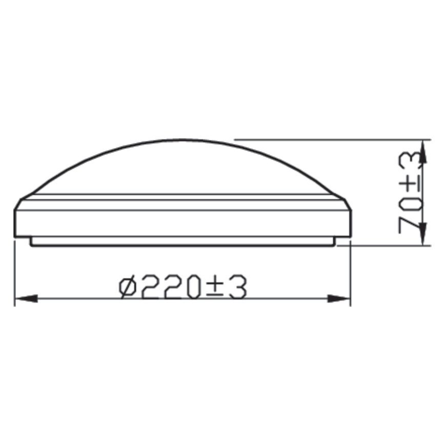Philips - LED-kattovalaisin BALANCE LED / 6W / 230V IP44