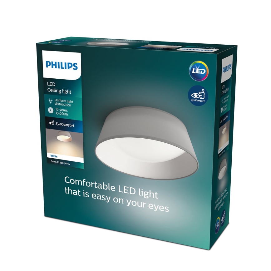 Philips - LED-kattovalaisin LED/14W/230V harmaa