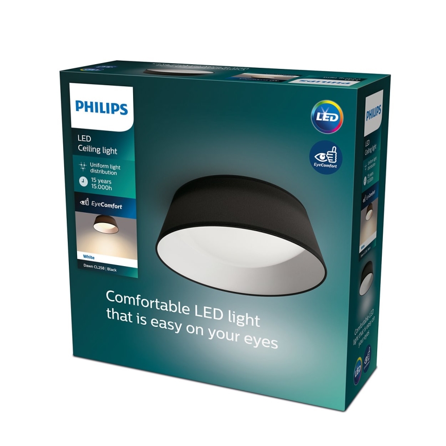 Philips - LED-kattovalaisin LED/14W/230V musta