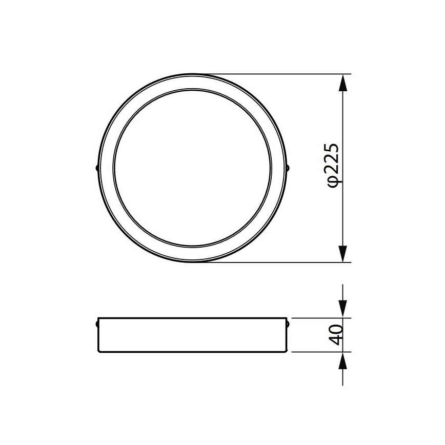 Philips - LED-kattovalaisin LEDINAIRE LED/19,5W/230V 3000K IP40
