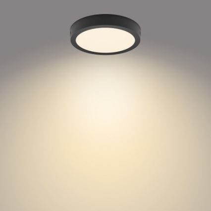 Philips - LED-kattovalaisin MAGNEOS LED / 12W / 230V 2700K musta